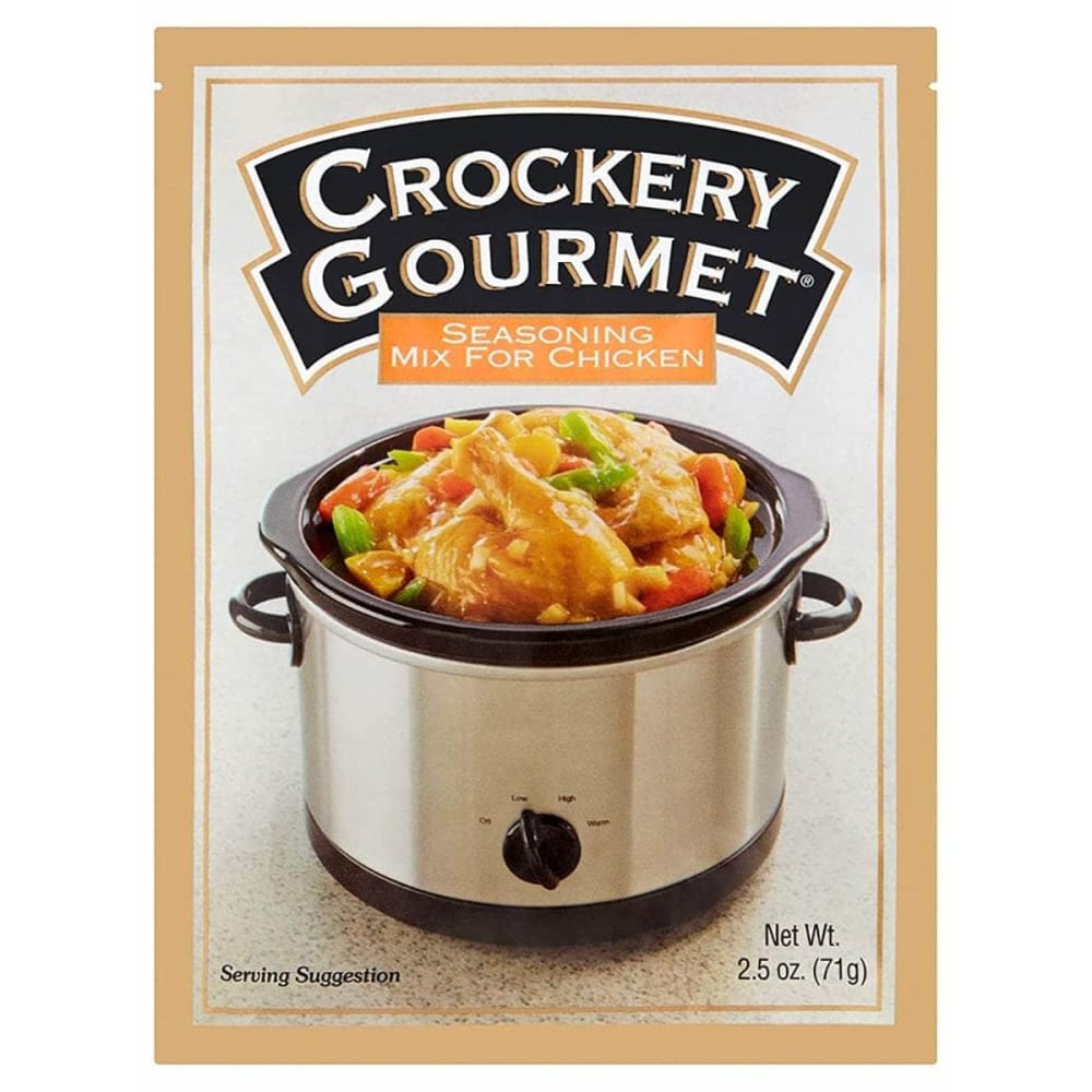 CROCKERY GOURMET Grocery > Cooking & Baking > Seasonings CROCKERY GOURMET: Seasoning Mix For Chicken, 2.5 oz