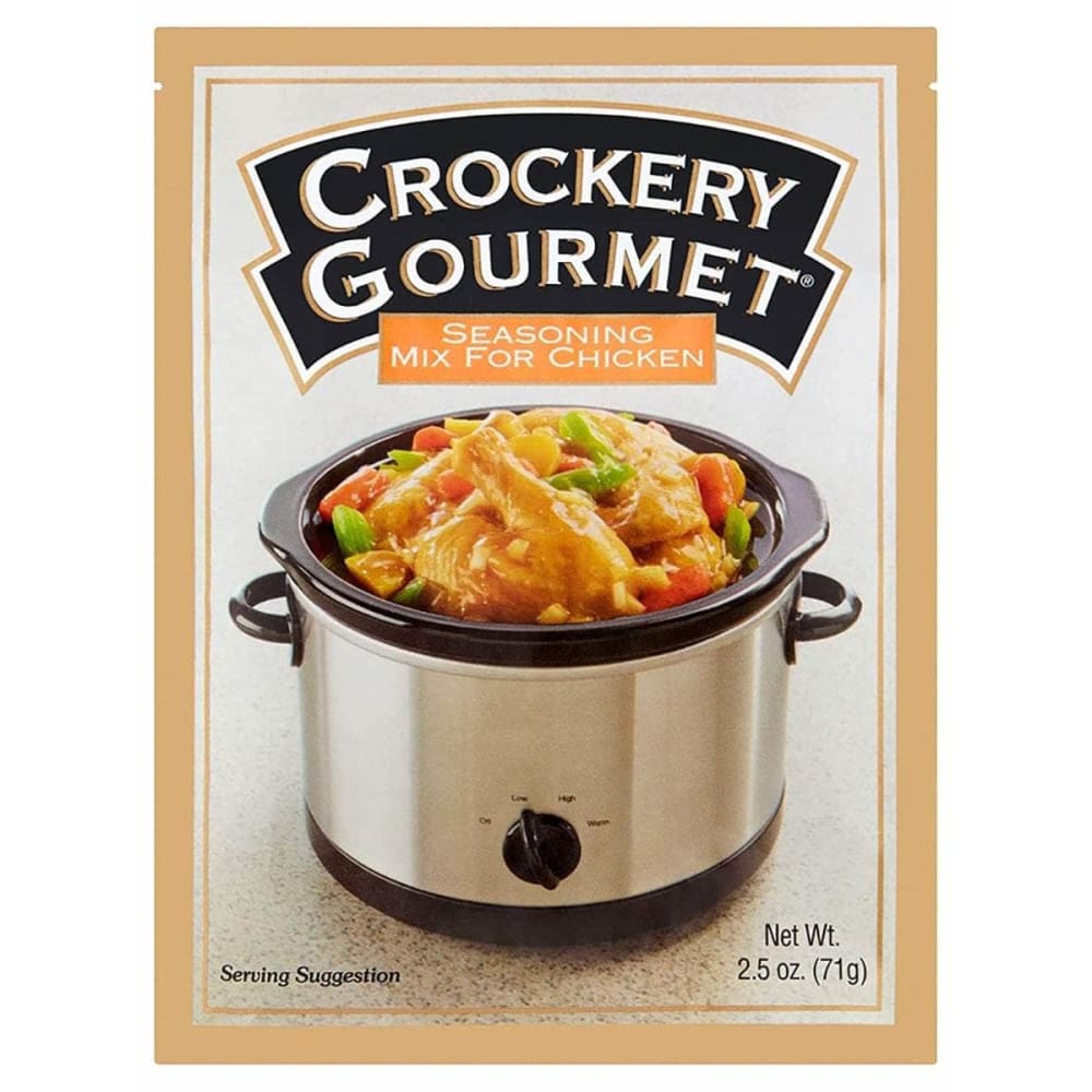 CROCKERY GOURMET Grocery > Cooking & Baking > Seasonings CROCKERY GOURMET: Seasoning Mix For Chicken, 2.5 oz