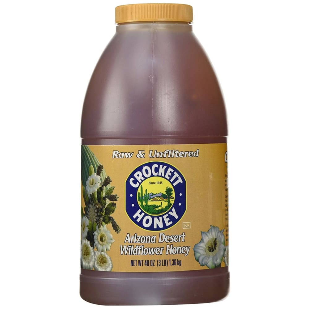 CROCKETT HONEY: Raw and Unfiltered Arizona Desert Wildflower Honey 3 lb - Grocery > Cooking & Baking > Honey - CROCKETTS HONEY