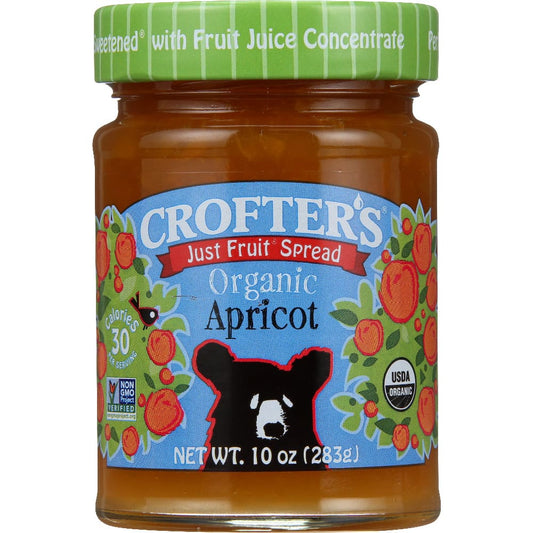 CROFTERS: Fruit Spread Apricot Organic 10 oz (Pack of 5) - Grocery > Jams & Jellies - CROFTERS ORGANIC