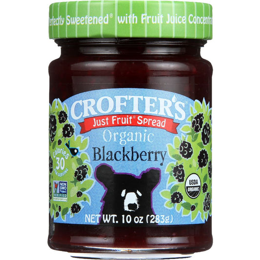CROFTERS: Fruit Spread Blackberry Organic 10 oz (Pack of 5) - Grocery > Jams & Jellies - CROFTERS ORGANIC