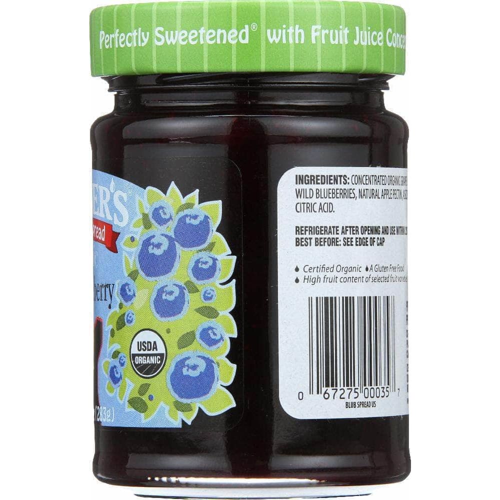 Crofters Organic Crofters Organic Blueberry Fruit Spread, 10 oz