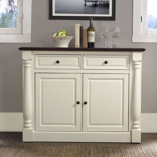 Crosley Furniture Shelby Traditional Buffet Sideboard White - Furniture - Crosley
