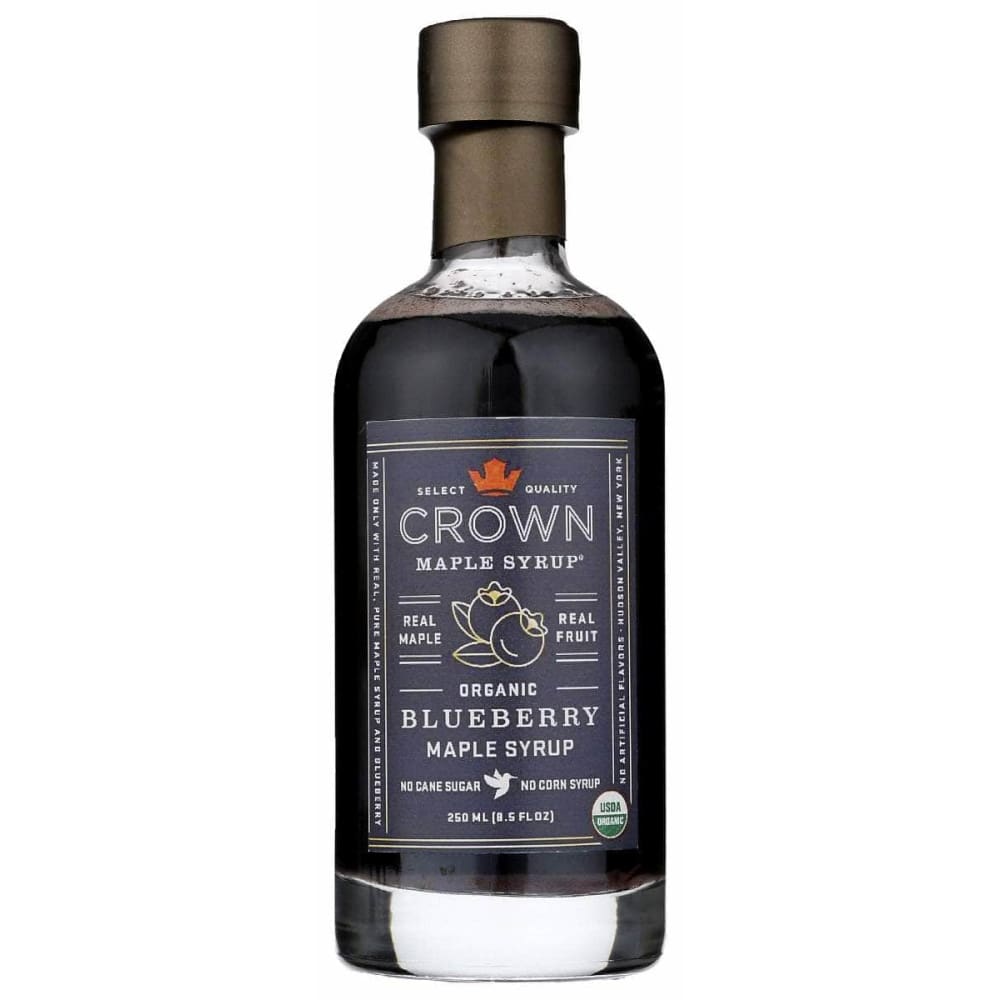 CROWN MAPLE Grocery > Breakfast > Breakfast Syrups CROWN MAPLE: Organic Blueberry Maple Syrup, 8.5 fo