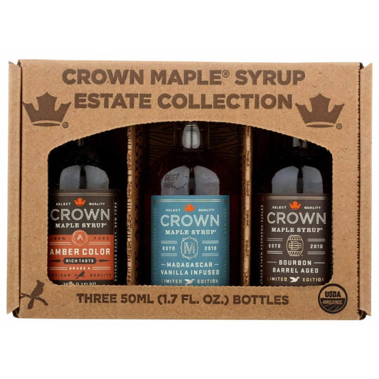 CROWN MAPLE CROWN MAPLE Syrup Prem Trio Coll 3Pk, 3 pk