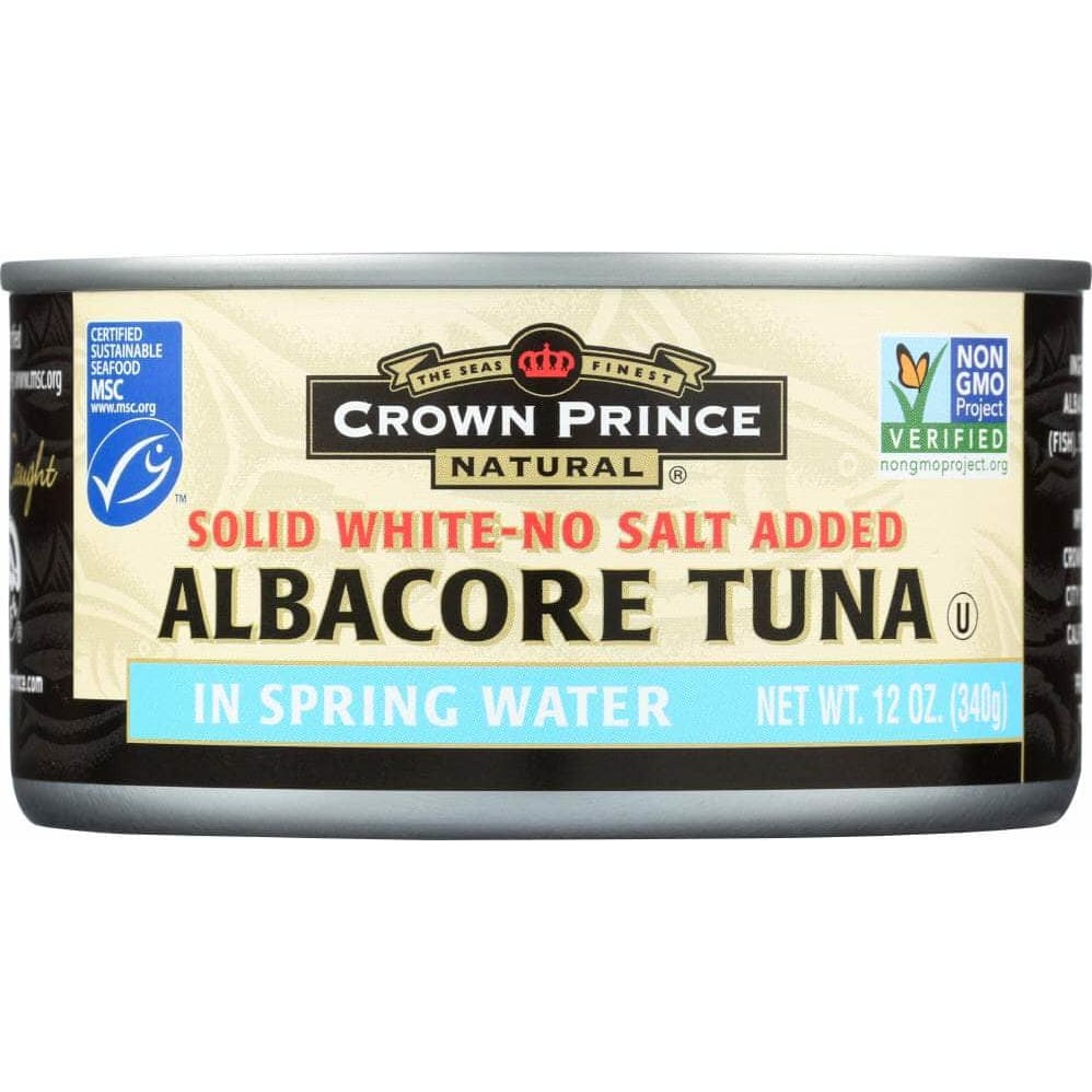 Crown Prince Crown Prince Albacore Tuna Solid White No Salt Added, 12 oz