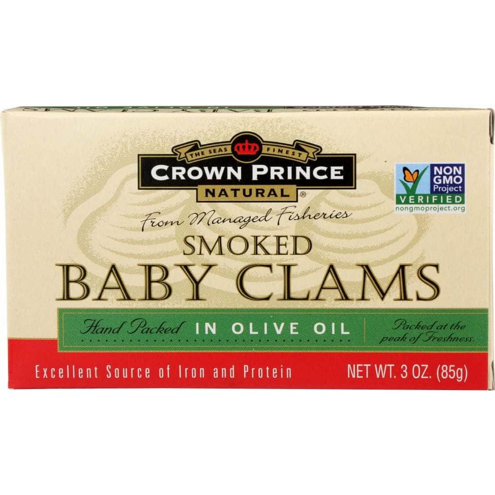 Crown Prince Crown Prince Clam Baby Smoked Olive Oil, 3 oz