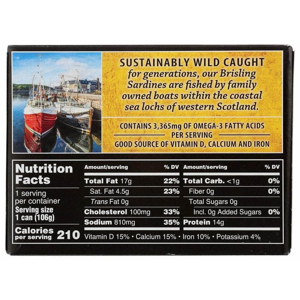 CROWN PRINCE Crown Prince Natural Brisling Sardines In Mustard, 3.75 Oz