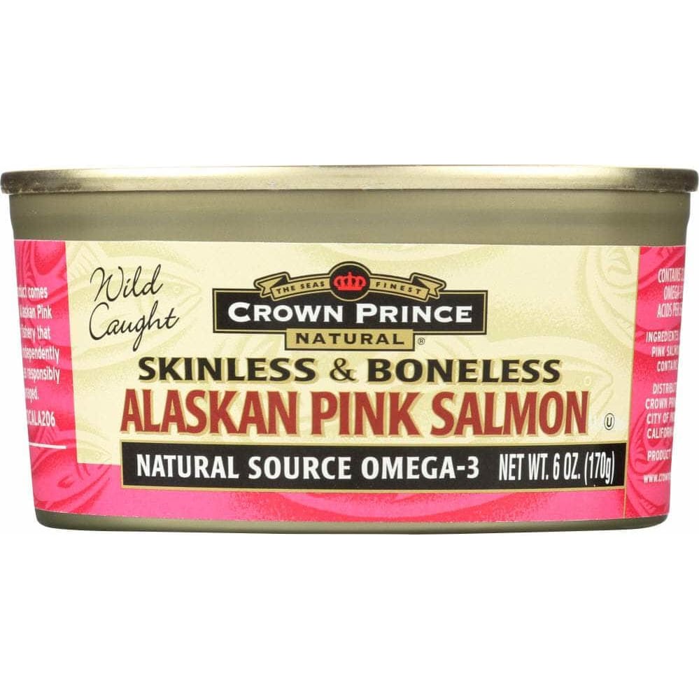 Crown Prince Crown Prince Natural Skinless & Boneless Pacific Pink Salmon, 6 oz