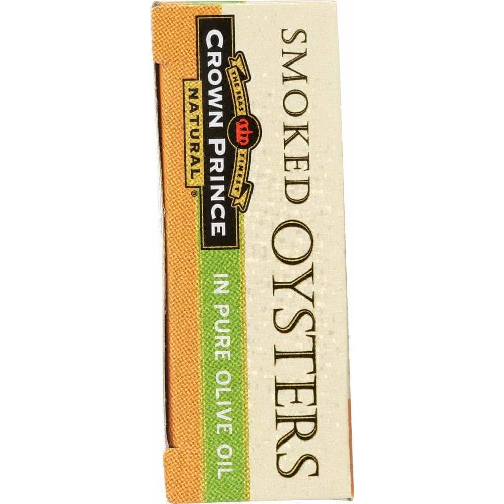 Crown Prince Crown Prince Naturally Smoked Oysters in Pure Olive Oil, 3 oz