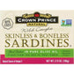 Crown Prince Crown Prince Skinless & Boneless Sardines in Olive Oil, 3.75 oz
