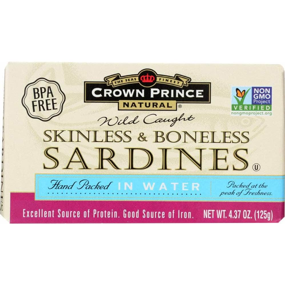 Crown Prince Crown Prince Skinless & Boneless Sardines In Water, 4.37 oz