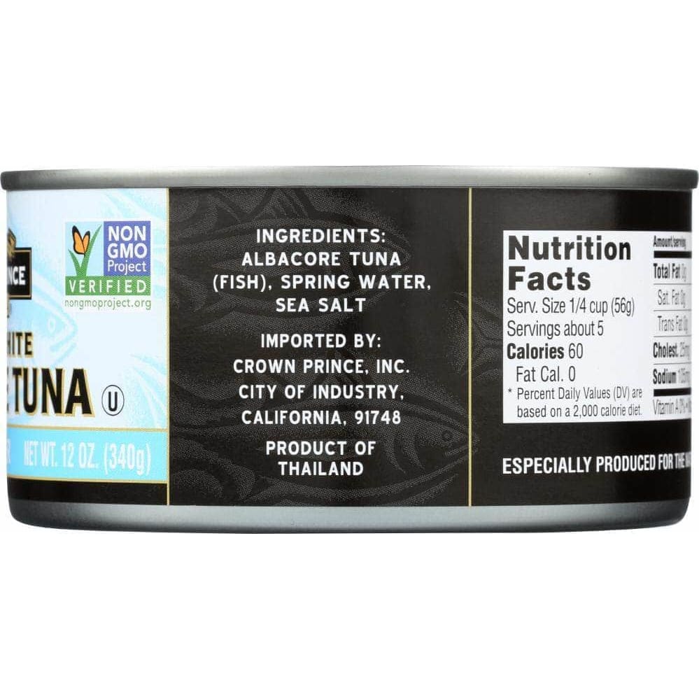 Crown Prince Crown Prince Solid White Albacore Tuna In Spring Water, 12 oz