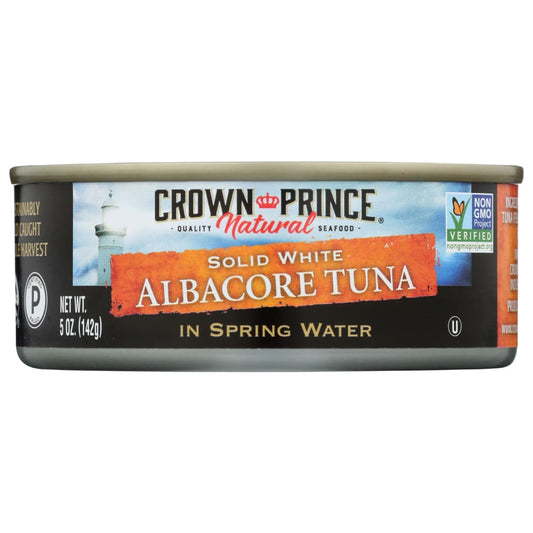CROWN PRINCE: Solid White Albacore Tuna in Spring Water 5 oz (Pack of 4) - Meat Poultry & Seafood - CROWN PRINCE