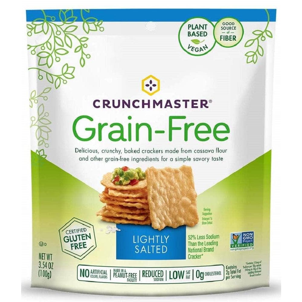 CRUNCHMASTER Crunchmaster Grain-Free Lightly Salted Crackers, 3.54 Oz