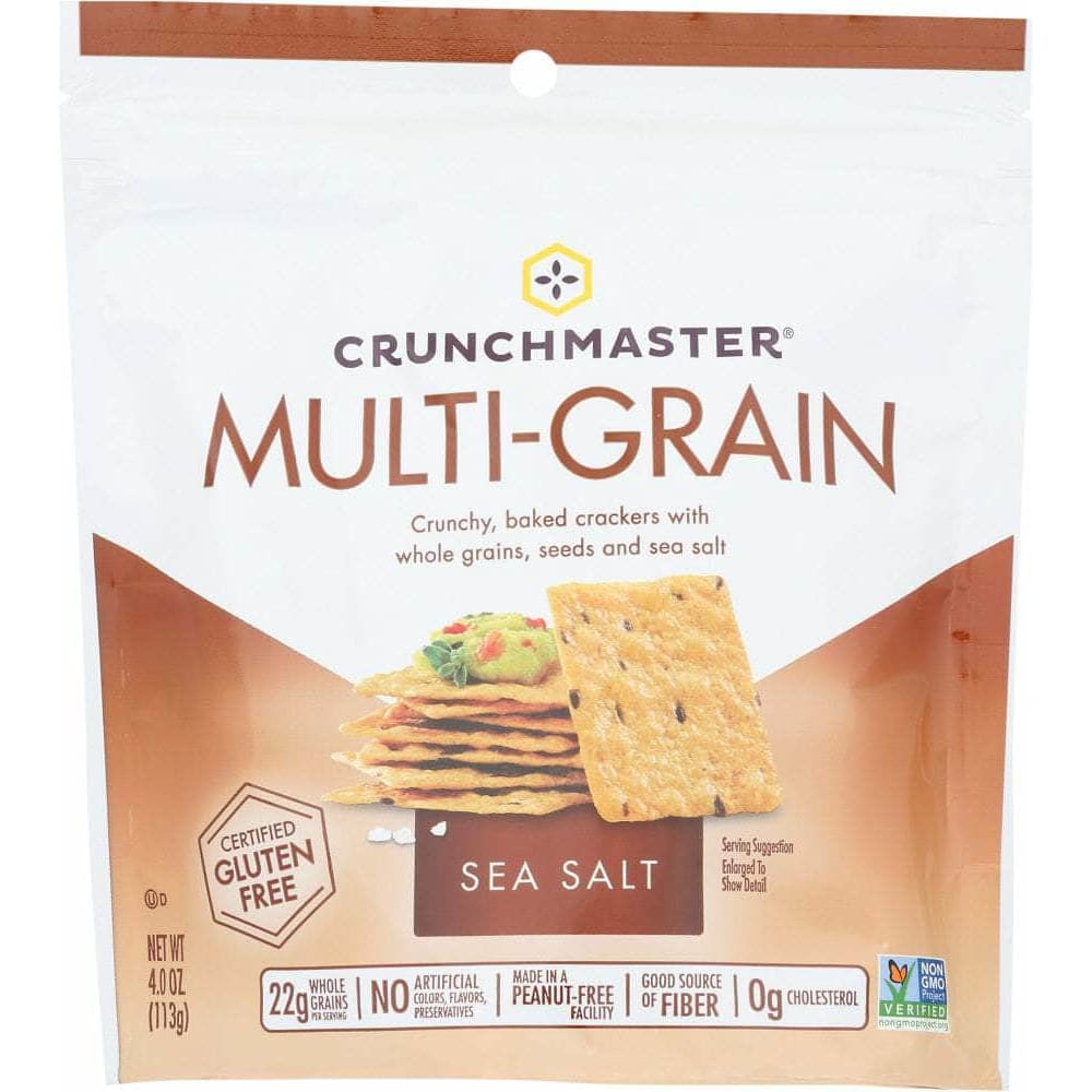 CRUNCHMASTER Crunchmaster Multi-Grain Sea Salt Crackers, 4 Oz
