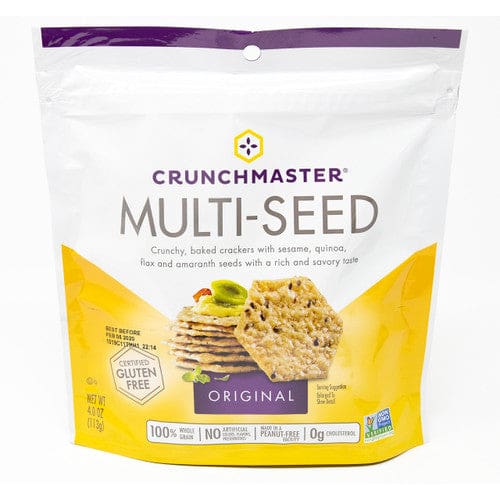 Crunchmaster Original Multi Seed Crackers 4oz (Case of 12) - Snacks/Crackers - Crunchmaster