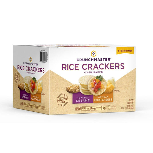 Crunchmaster Rice Crackers (3.5 oz. 6 pk.) - Crackers - Crunchmaster Rice