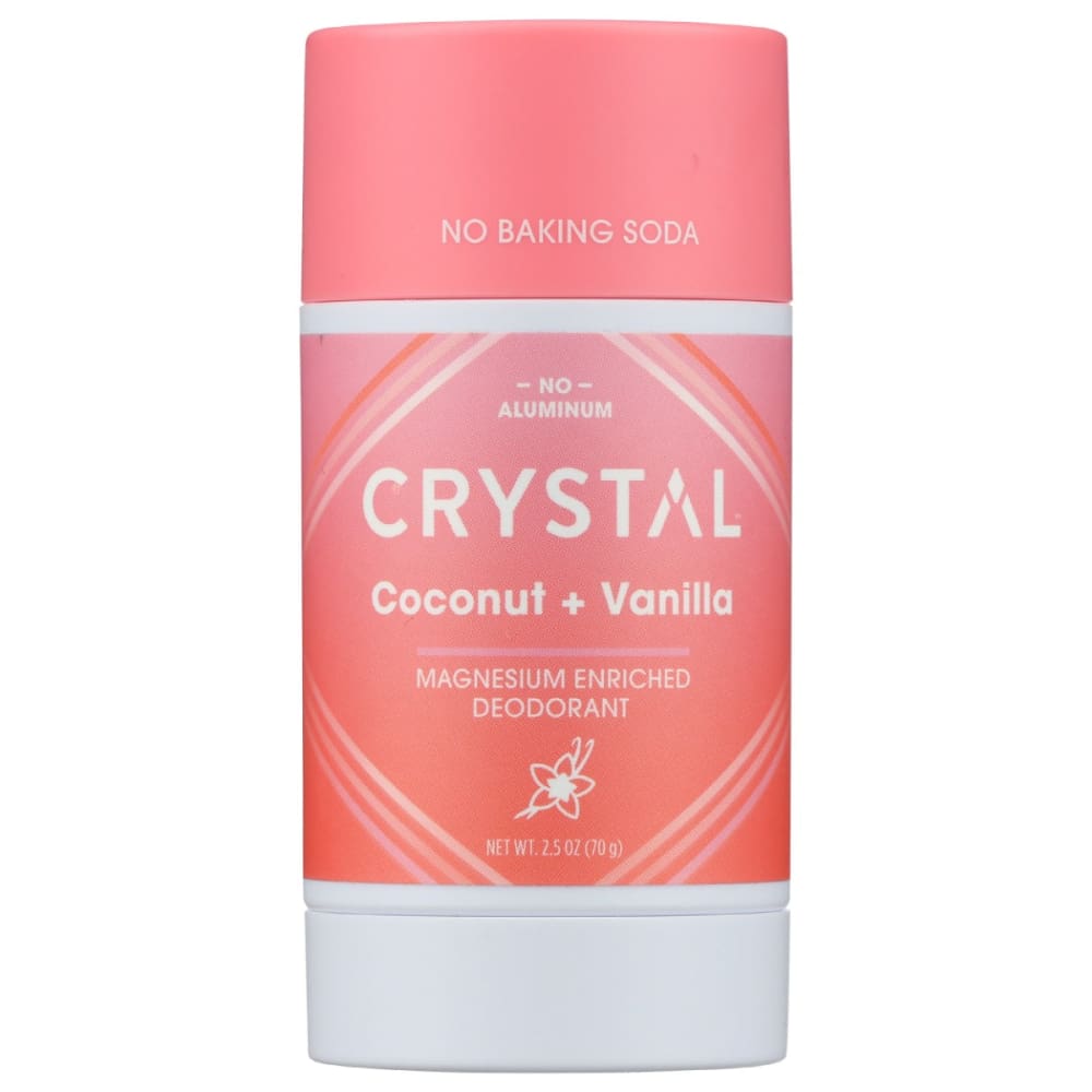 CRYSTAL BODY DEODORANT: Deodorant Ccnut Vanilla 2.5 OZ (Pack of 3) - Beauty & Body Care > Deodorants & Antiperspirants > Deodorant Stick -