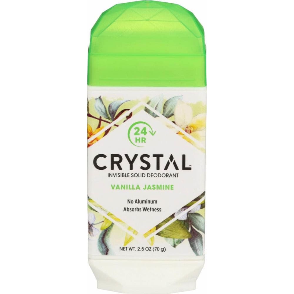 CRYSTAL BODY DEODORANT CRYSTAL BODY DEODORANT Invisible Solid Deodorant Vanilla and Jasmine, 2.5 oz