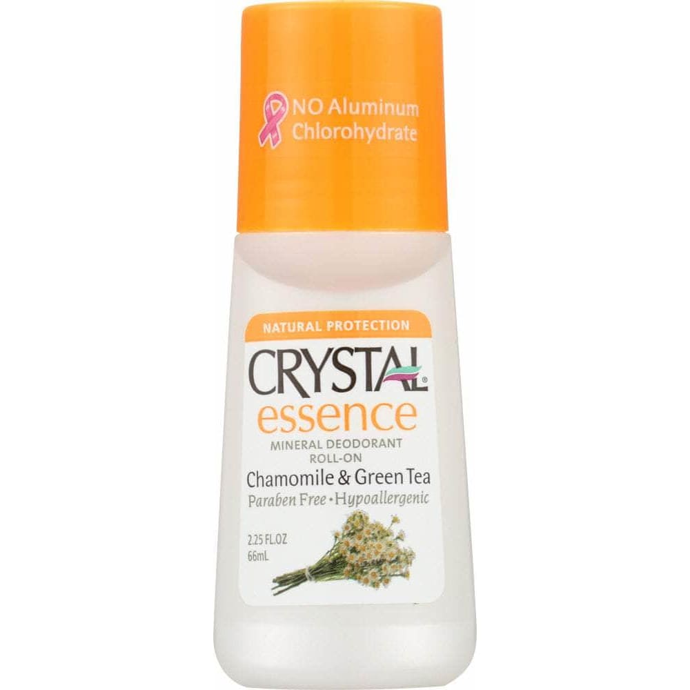 Crystal Body Deodorant Crystal Body Deodorant Deodorant Roll-On Chamomile & Green Tea, 2.25 oz