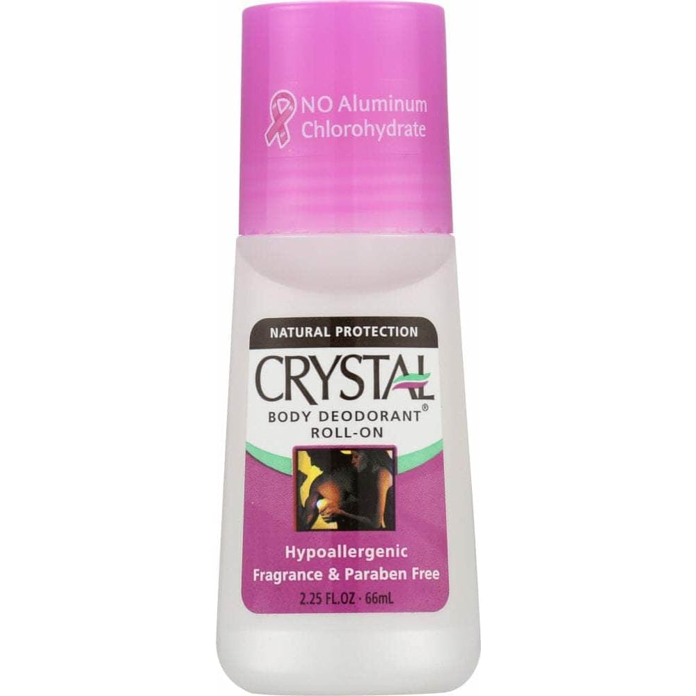Crystal Body Deodorant Crystal Body Deodorant Roll-On Fragrance Free, 2.25 oz