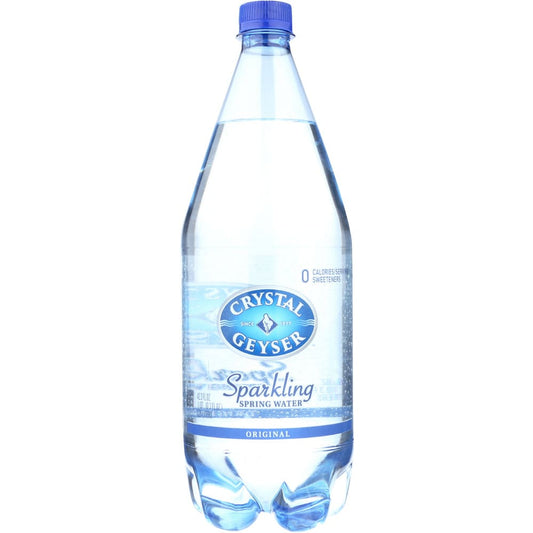 CRYSTAL GEYSER: Sparkling Mineral Water Original 1.25 lt (Pack of 6) - MONTHLY SPECIALS > Beverages > Water > Sparkling Water - CRYSTAL