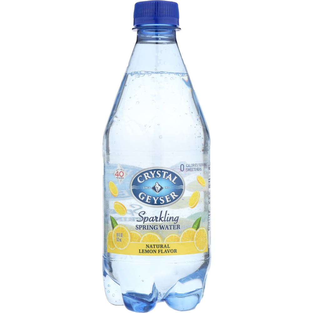 CRYSTAL GEYSER: Water Mineral 4 Packs Lemon 72 fo (Pack of 5) - Grocery > Beverages > Water - CRYSTAL GEYSER WATER COMPANY