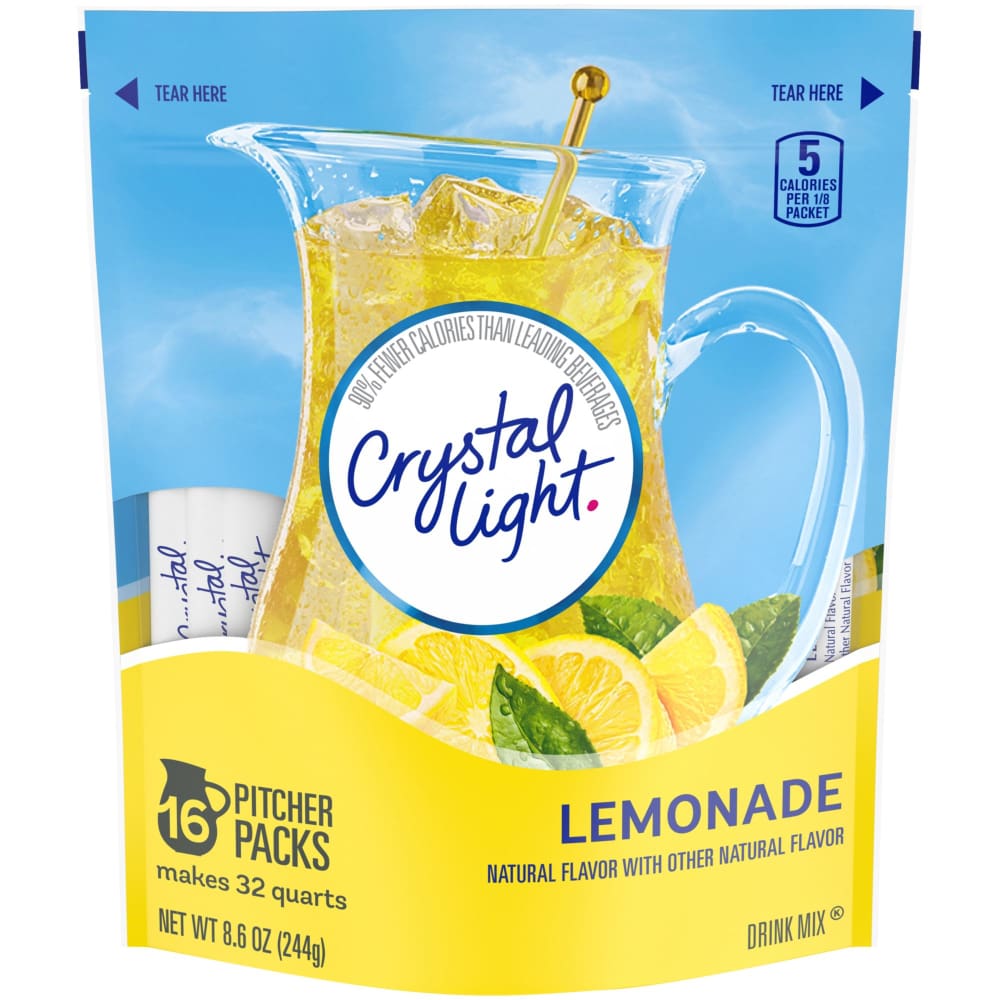 Crystal Light Lemonade Sticks 16 ct./32 qt. - Crystal