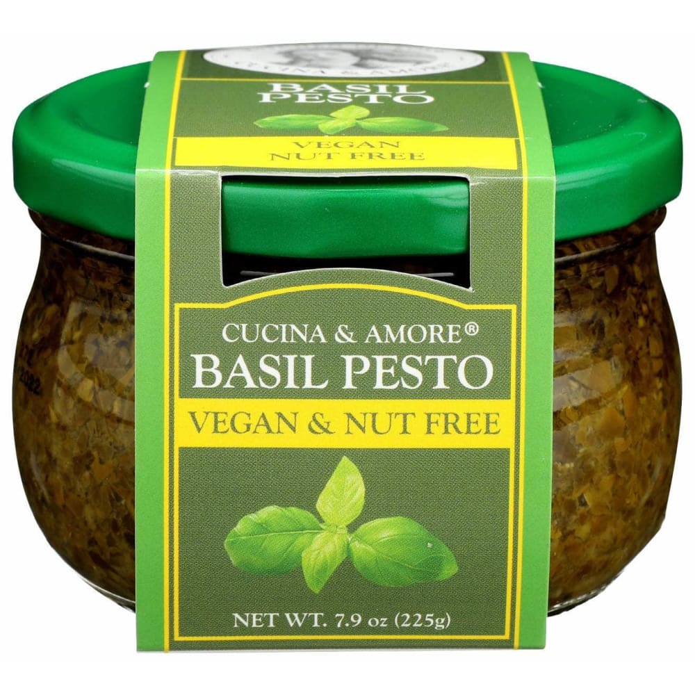 CUCINA & AMORE CUCINA & AMORE Basil Pesto Vegan Nut Free, 7.9 oz