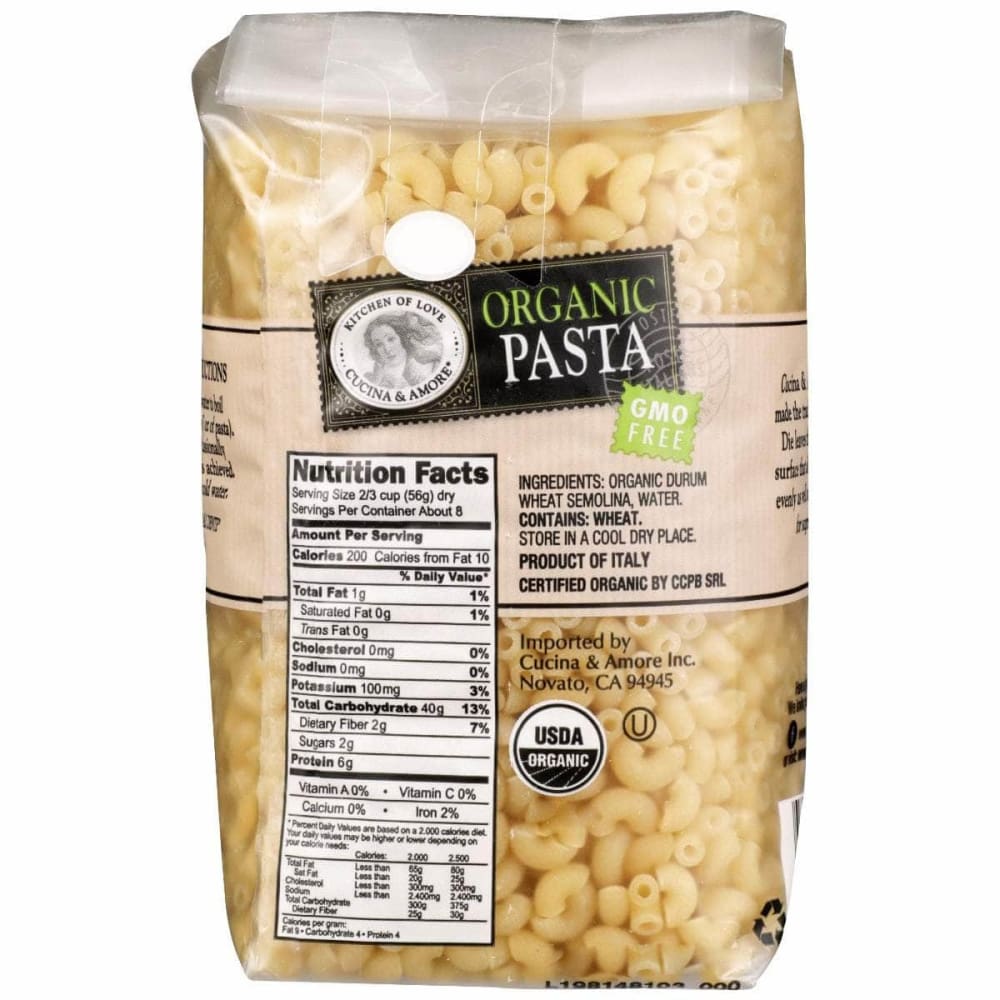 CUCINA & AMORE Grocery > Pantry > Pasta and Sauces CUCINA & AMORE Pasta Elbow 42, 16 oz