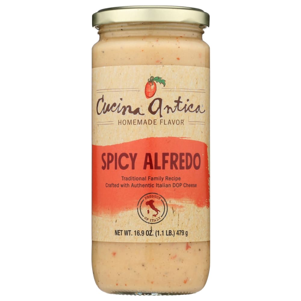 CUCINA ANTICA: Spicy Alfredo Pasta Sauce 16.9 oz (Pack of 3) - Grocery > Pantry > Pasta and Sauces - CUCINA ANTICA