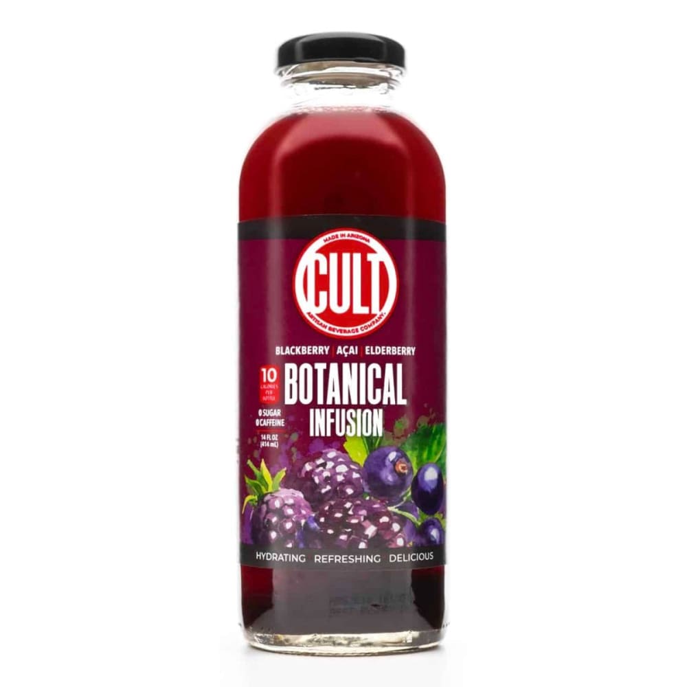 CULT COFFEE ROASTER: Blackberry Acai Botanical Infusion 14 fo (Pack of 6) - Beverages > Juices - CULT COFFEE ROASTER