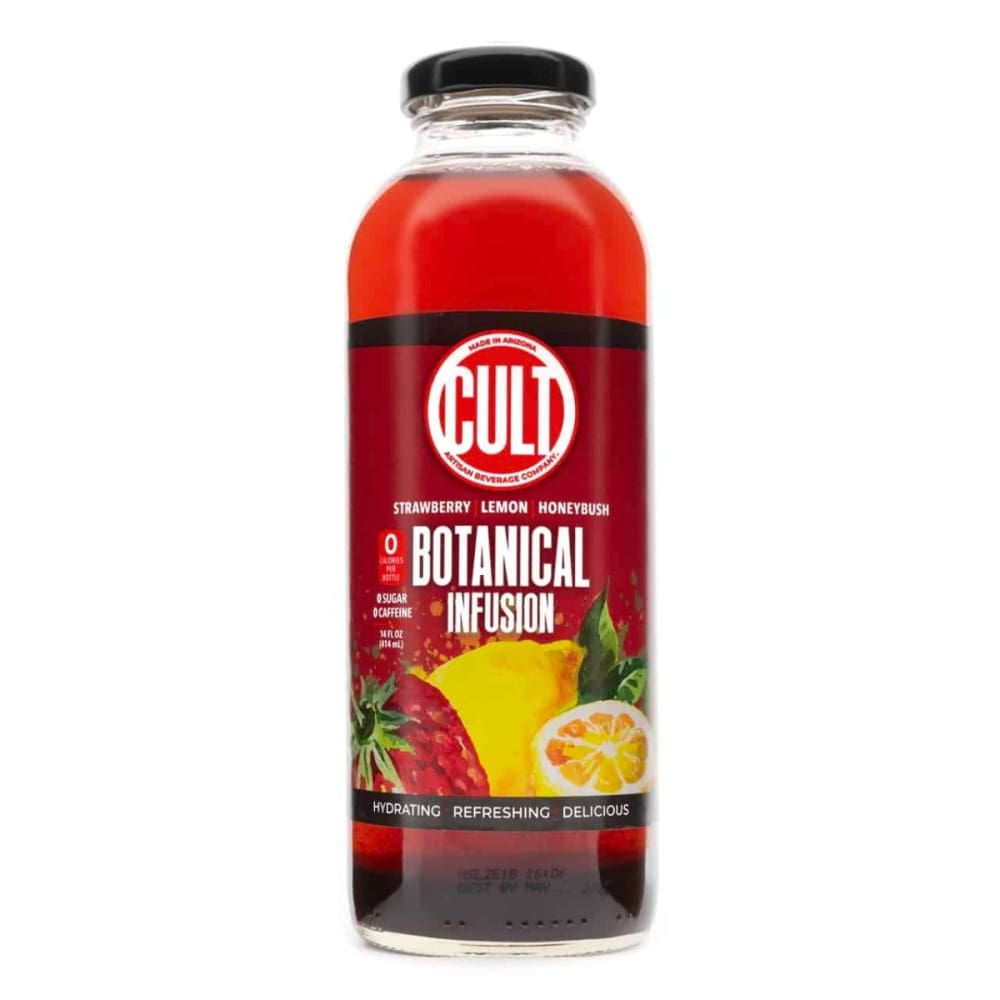 CULT COFFEE ROASTER: Strawberry Lemon Botanical Infusion 14 fo (Pack of 5) - Beverages > Juices - CULT COFFEE ROASTER