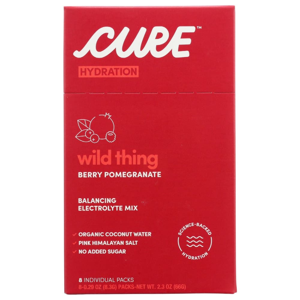 CURE: Hydration Powder Berry 2.3 oz - Grocery > Beverages > Energy Drinks - Cure