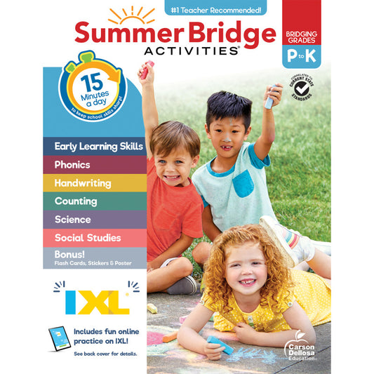 Summer Bridge Activities Gr Pk - K (Pack of 3)