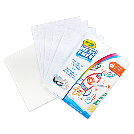 50 Blank Coloring Pages Crayola Color Wonder (Pack of 3)