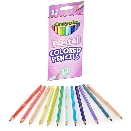 12Ct Pastel Colored Pencils Crayola (Pack of 12)