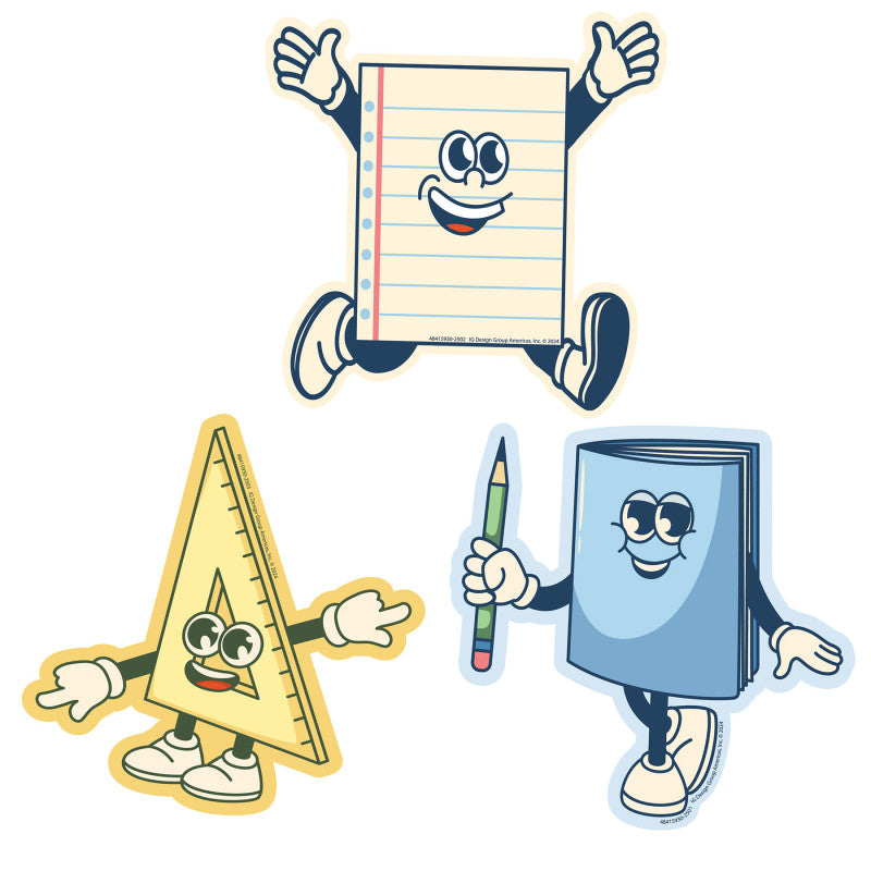 Scool Era Paper Cut-Outs (Pack of 10)