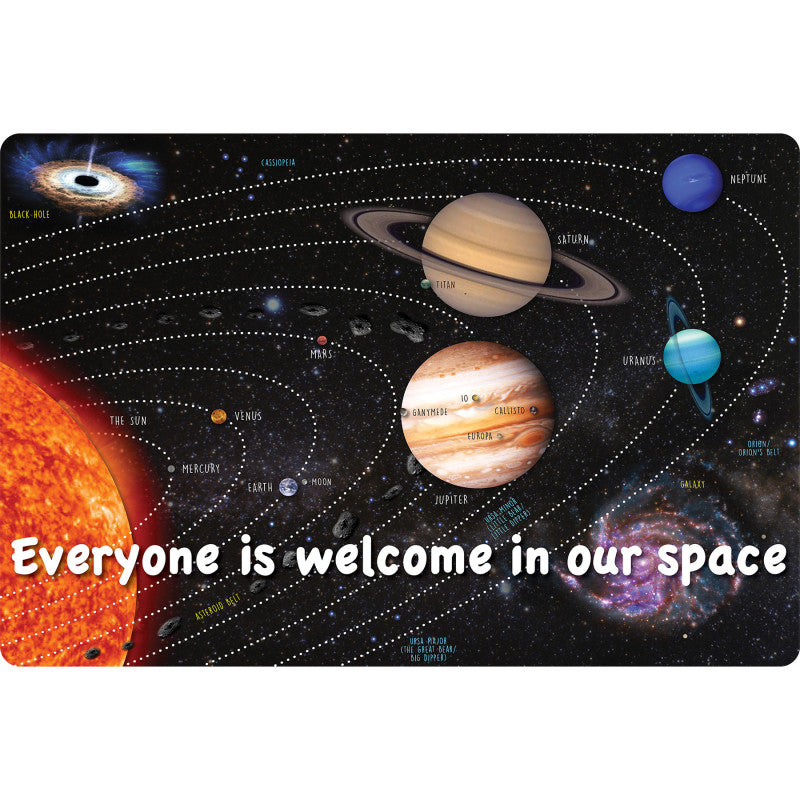 Welcome Mat Solar System Space (Pack of 3)