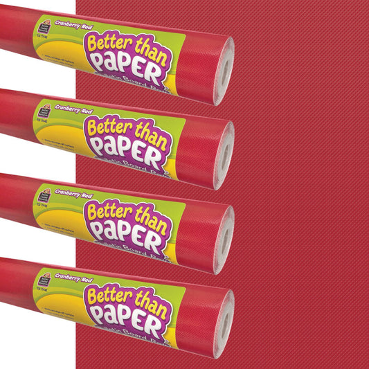 Cranberry Red 4Ct Bb Roll 4X12Ft Better Than Paper