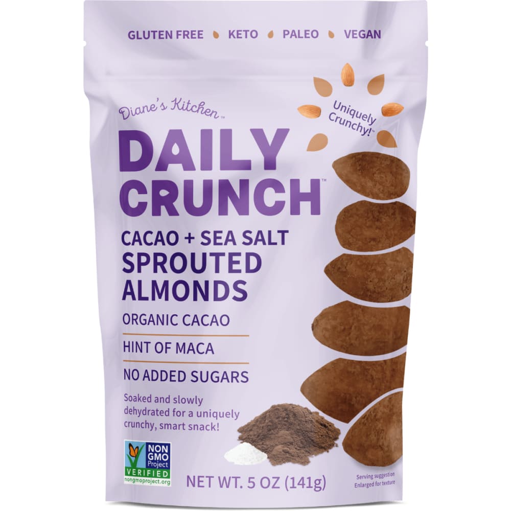 DAILY CRUNCH Daily Crunch Almonds Sprtd Cacao Ssalt, 5 Oz