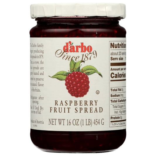 DARBO: Fruit Spread Fruit Raspberry 16 OZ (Pack of 3) - Grocery > Pantry > Jams & Jellies - DARBO