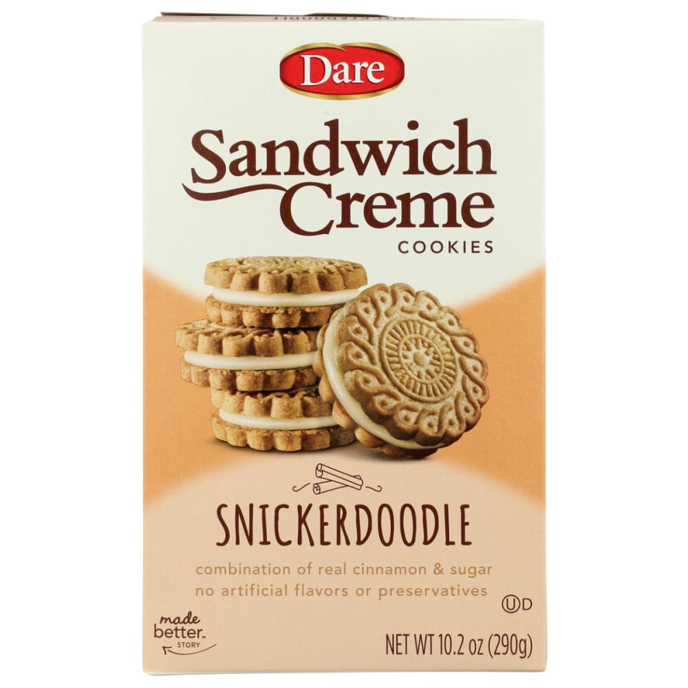 DARE: Snickerdoodle Creme Cookies 10.2 oz (Pack of 5) - Grocery > Snacks > Cookies - DARE