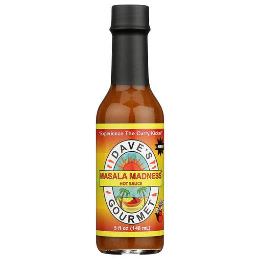 DAVES GOURMET: Masala Madness Hot Sauce 5 oz (Pack of 4) - Grocery > Pantry > Condiments - DAVES GOURMET