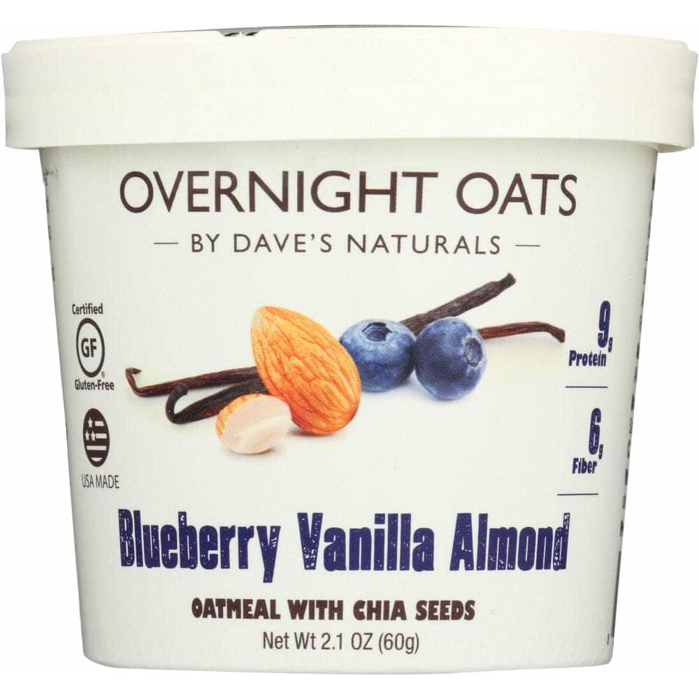 Daves Gourmet Daves Gourmet Oats in Cup Blueberry Vanilla Almond, 2.1 oz