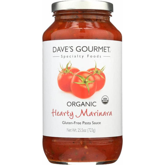 DAVES GOURMET DAVES GOURMET Sauce Hearty Marinara Org, 25.5 oz