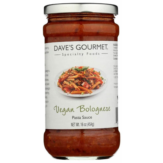 DAVES GOURMET DAVES GOURMET Sauce Pasta Bolognese Vgn, 16 oz