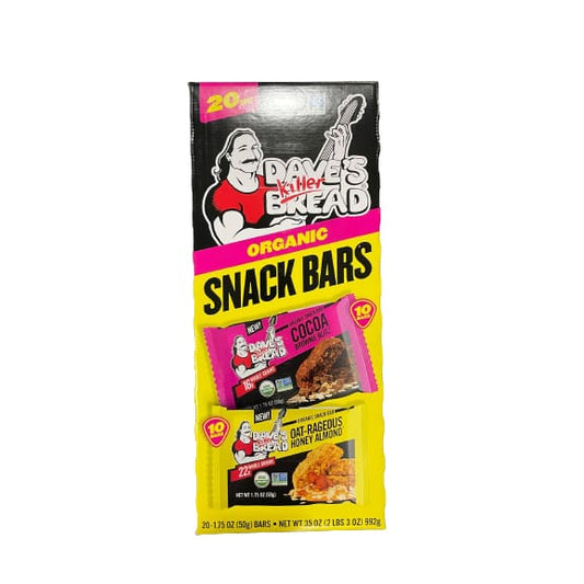 Dave’s Organic Killer Snack Bars 20 Count - Dave’s Organic
