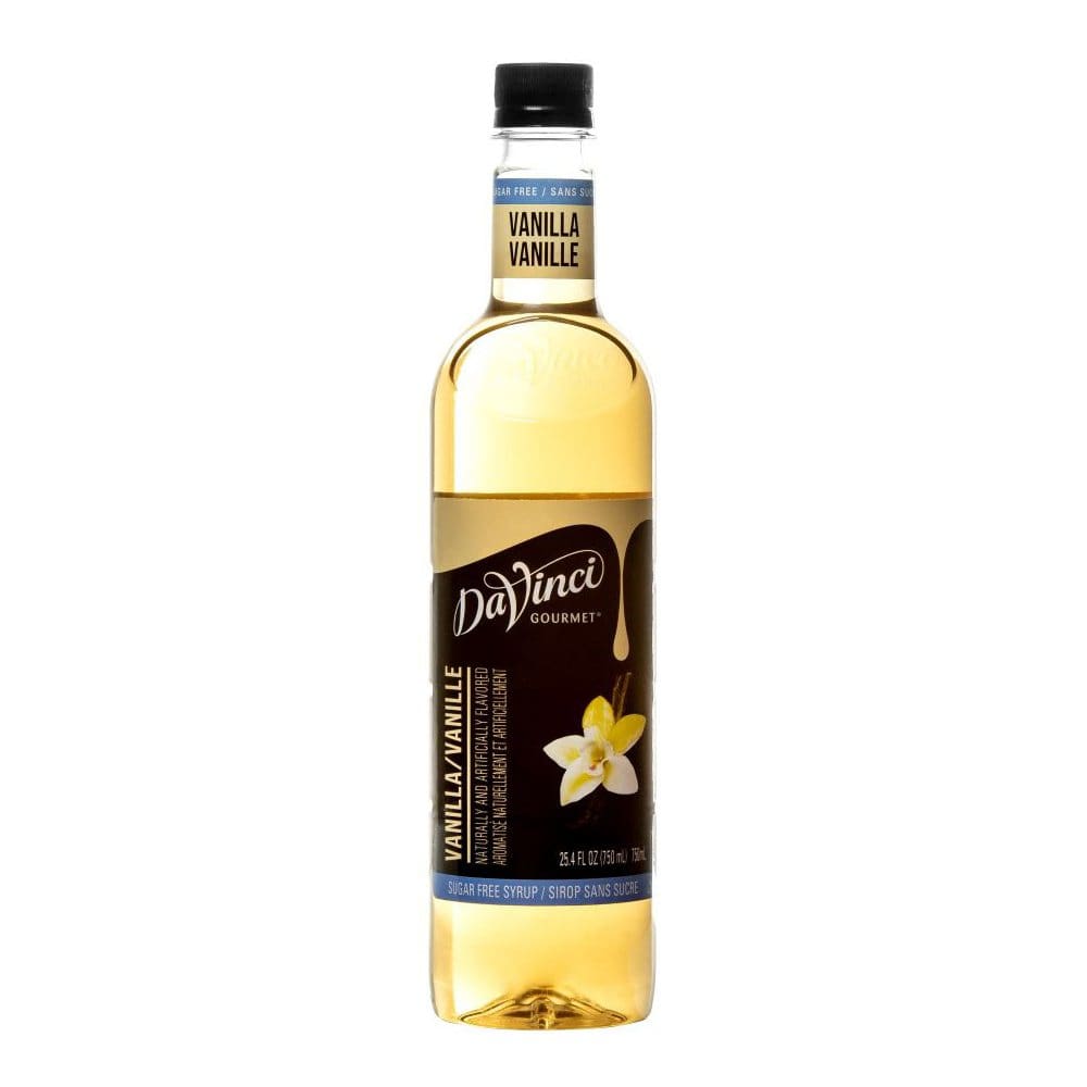 DaVinci Gourmet Sugar-Free Vanilla Beverage Syrup (750 ml) (Pack of 2) - Flavored Syrups - DaVinci